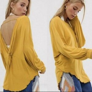 Free People *NWT* Shimmy Shake Low Cut Back Top